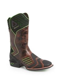 brown ariat vx catalyst cowboy boot performance